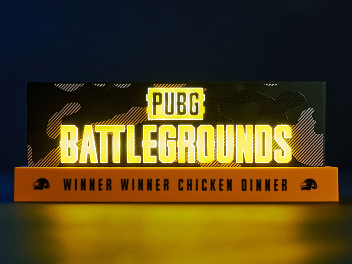 PlayerUnknown's Battlegrounds LED Logo Light Gallery Image 1