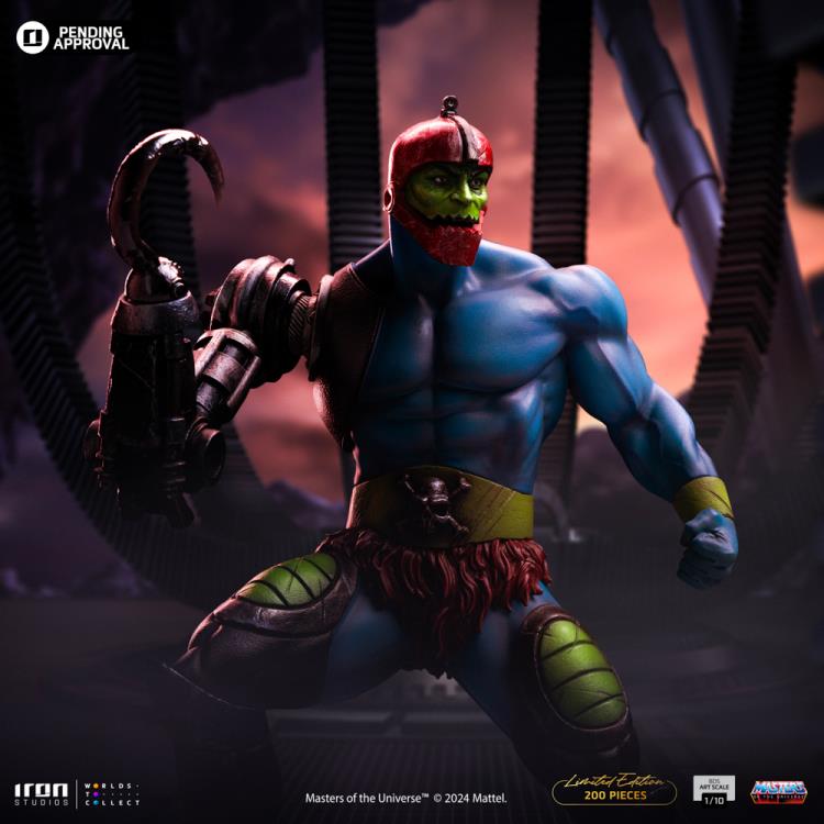 Masters of the Universe Battle Diorama Series Trap Jaw 1/10 Art Scale BBTS Exclusive Limited Edition Statue Gallery Image 4