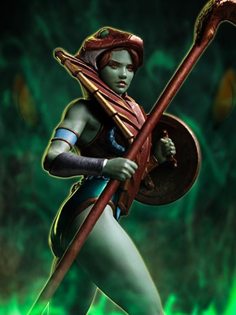 Masters of the Universe Teela Warrior Goddess 1/10 Art Scale BBTS Exclusive Limited Edition Statue Gallery Image 2