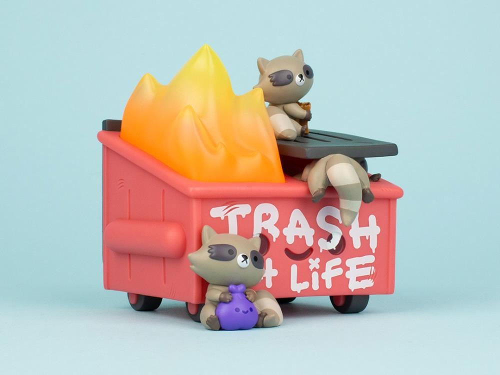 Lil Dumpster Fire Trash Panda Vinyl Figure Gallery Image 9