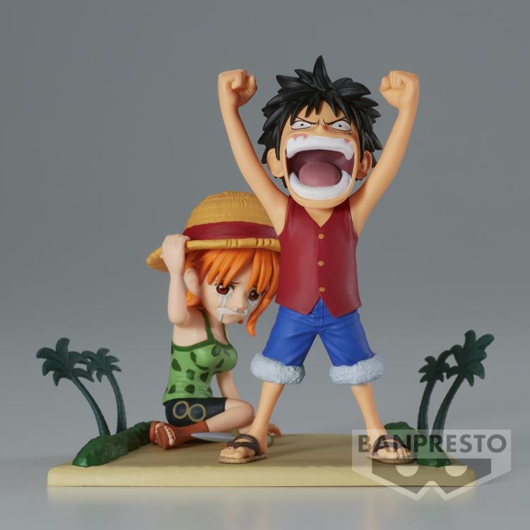 One Piece World Collectable Figure Log Stories Luffy & Nami Gallery Image 9
