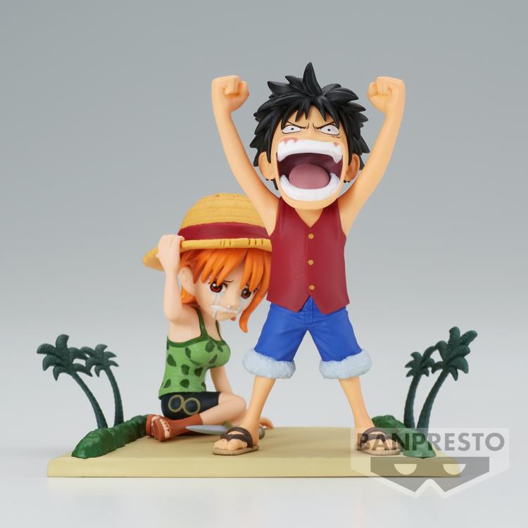 One Piece World Collectable Figure Log Stories Luffy & Nami Gallery Image 4
