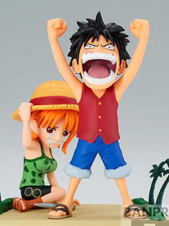 One Piece World Collectable Figure Log Stories Luffy & Nami Gallery Image 2