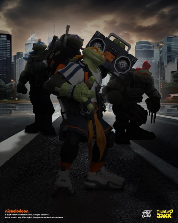 Teenage Mutant Ninja Turtles x ClogTwo Urban Combat Michelangelo Limited Edition Statue Gallery Image 5