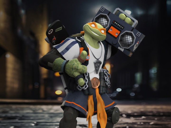 Teenage Mutant Ninja Turtles x ClogTwo Urban Combat Michelangelo Limited Edition Statue Gallery Image 1