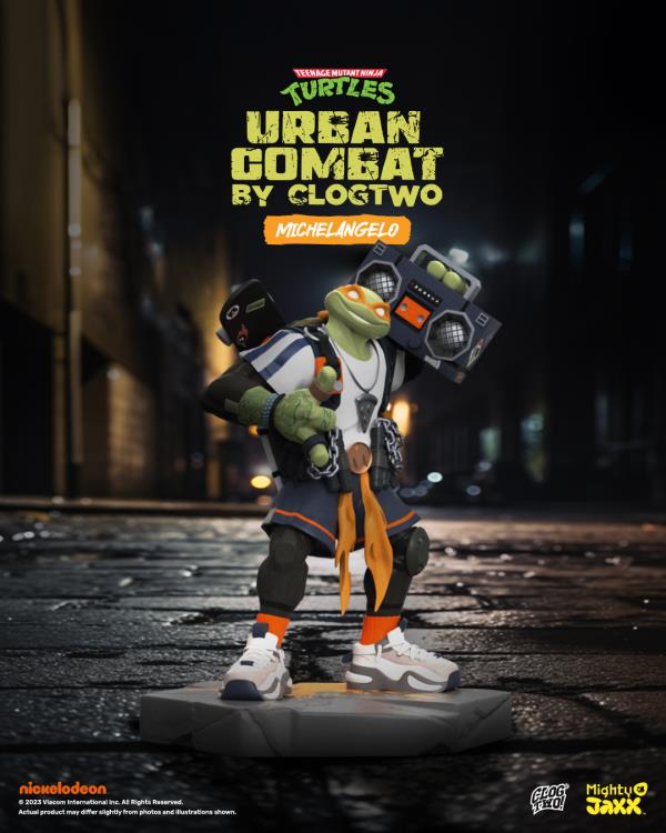 Teenage Mutant Ninja Turtles x ClogTwo Urban Combat Michelangelo Limited Edition Statue Gallery Image 4