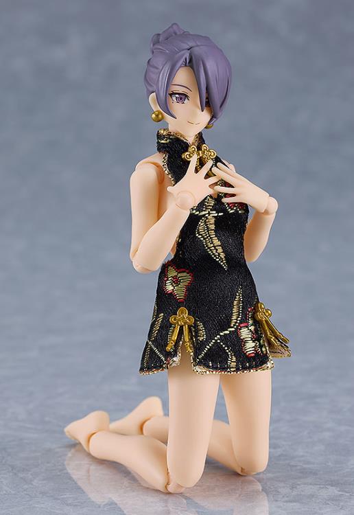Female figma No.569C Black Mini Skirt Chinese Dress Outfit (Mika) Gallery Image 6