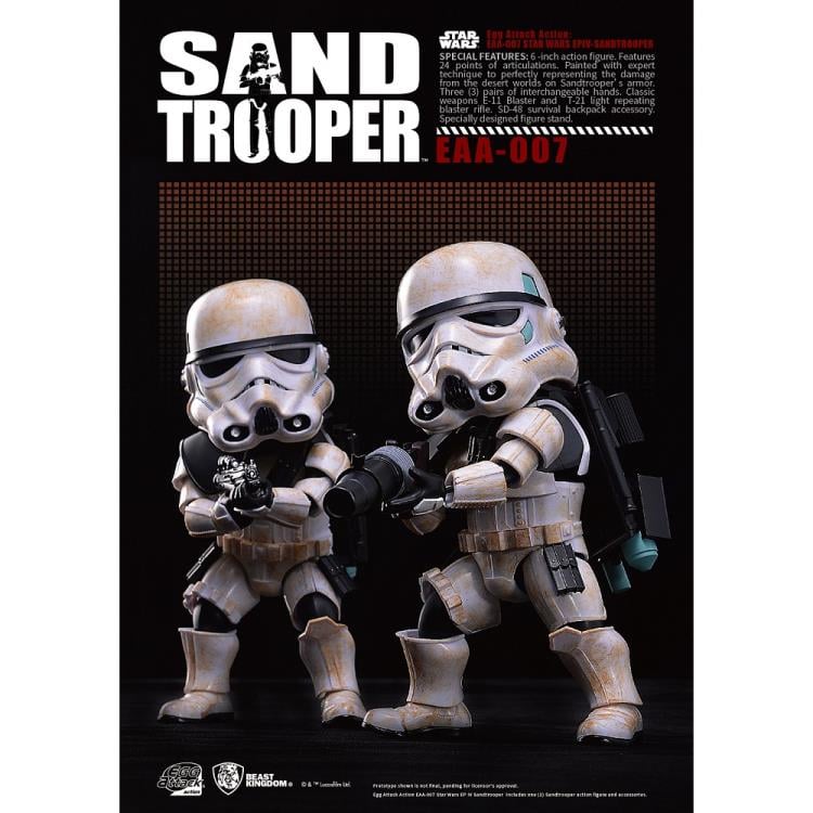 Star Wars Egg Attack Action EAA-007 Sandtrooper (A New Hope) Gallery Image 3