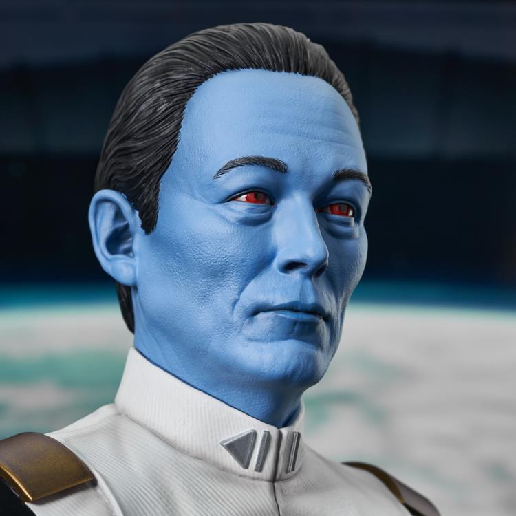 Star Wars: Ahsoka Legends in 3D Grand Admiral Thrawn 1/2 Scale Limited Edition Bust Gallery Image 9
