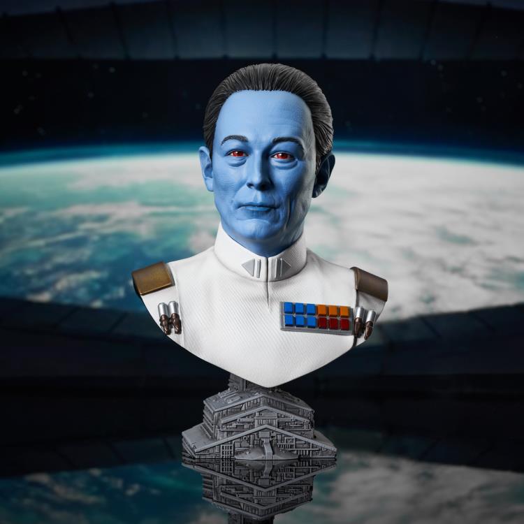 Star Wars: Ahsoka Legends in 3D Grand Admiral Thrawn 1/2 Scale Limited Edition Bust Gallery Image 3