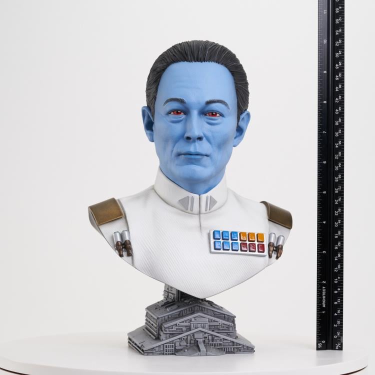 Star Wars: Ahsoka Legends in 3D Grand Admiral Thrawn 1/2 Scale Limited Edition Bust Gallery Image 11