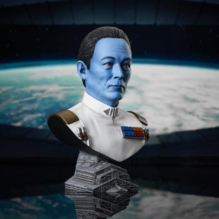 Star Wars: Ahsoka Legends in 3D Grand Admiral Thrawn 1/2 Scale Limited Edition Bust Gallery Image 4