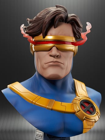 Marvel Comics Legends in 3D Cyclops 1/2 Scale Limited Bust Gallery Image 2
