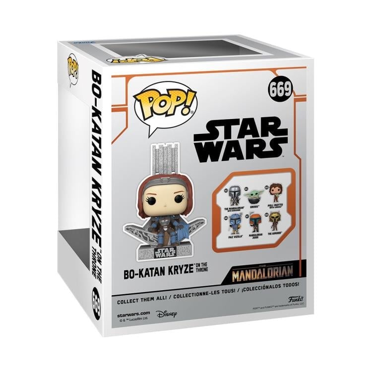 Pop! Deluxe: Star Wars: The Mandalorian - Bo-Katan Kryze on the Throne Gallery Image 5