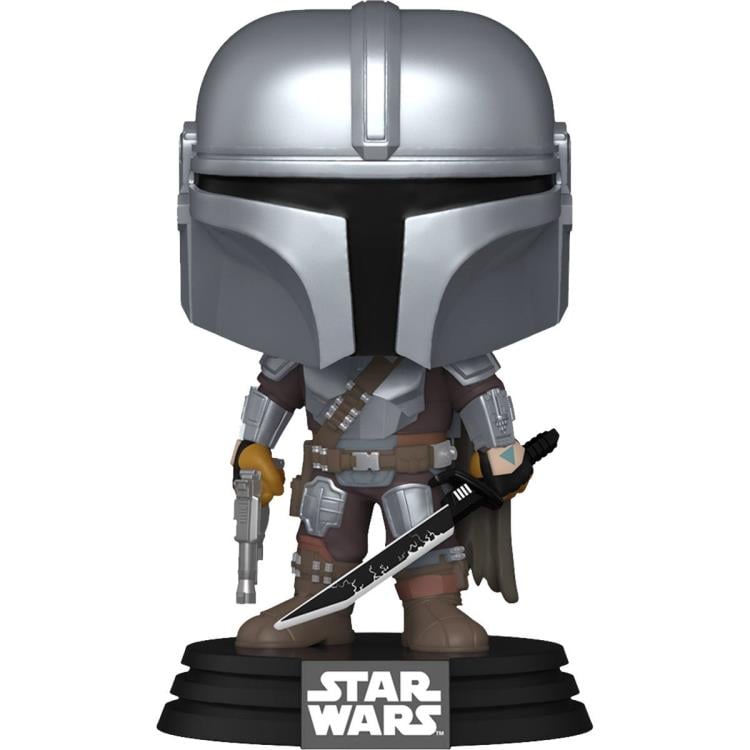 Pop! Star Wars: The Mandalorian - The Mandalorian with Darksaber Gallery Image 3