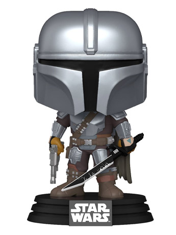 Pop! Star Wars: The Mandalorian - The Mandalorian with Darksaber Gallery Image 2