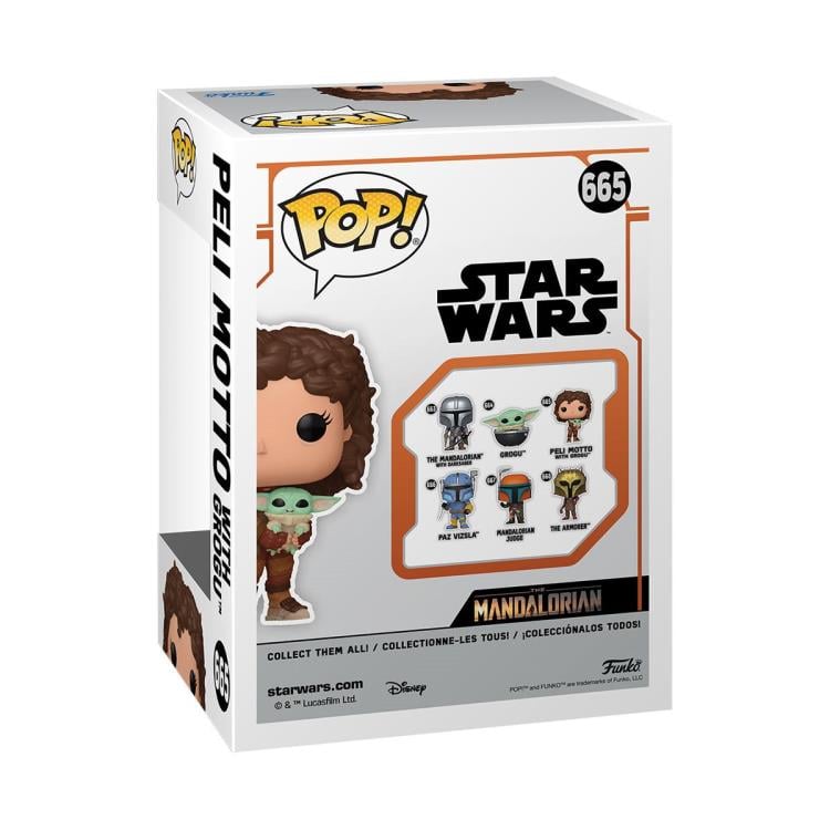 Pop! Star Wars: The Mandalorian - Peli Motto with Grogu Gallery Image 5