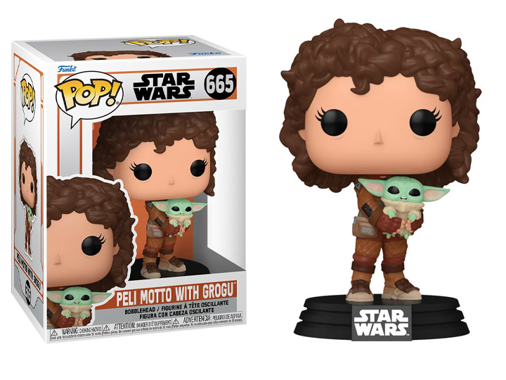 Pop! Star Wars: The Mandalorian - Peli Motto with Grogu Gallery Image 1