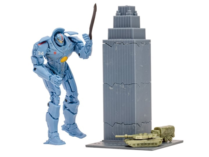 Pacific Rim: Tales From The Drift Gipsy Danger 4" Action Figure Playset with Comic Gallery Image 1