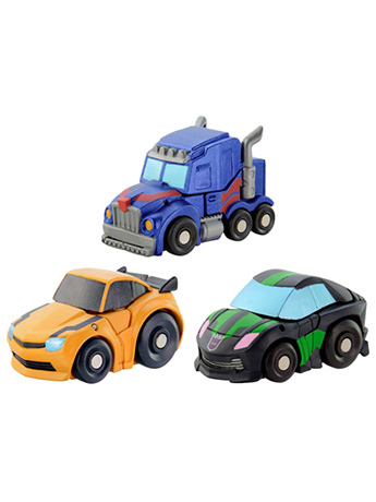 Q Transformers QTFS-01 Transformers Animation Three Pack Gallery Image 2