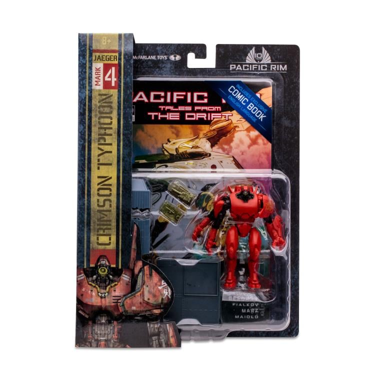 Pacific Rim: Tales From The Drift Crimson Typhoon 4" Action Figure Playset with Comic Gallery Image 12