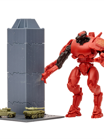 Pacific Rim: Tales From The Drift Crimson Typhoon 4" Action Figure Playset with Comic Gallery Image 2