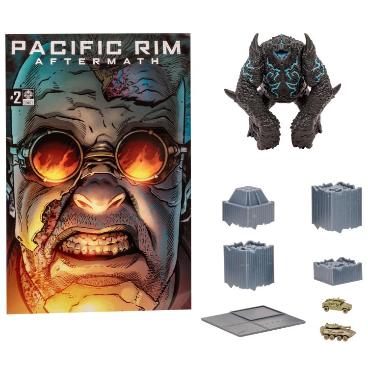 Pacific Rim: Aftermath Leatherback 4" Action Figure Playset with Comic Gallery Image 10