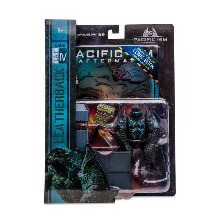 Pacific Rim: Aftermath Leatherback 4" Action Figure Playset with Comic Gallery Image 11