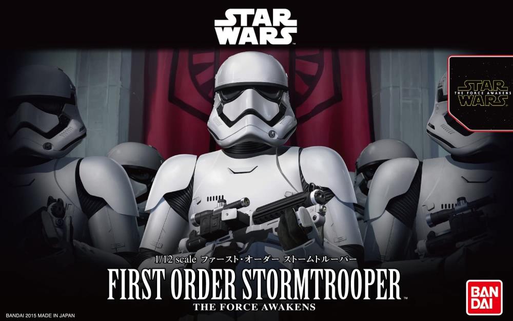 Star Wars: The Force Awakens First Order Stormtrooper 1/12 Scale Model Kit Gallery Image 6