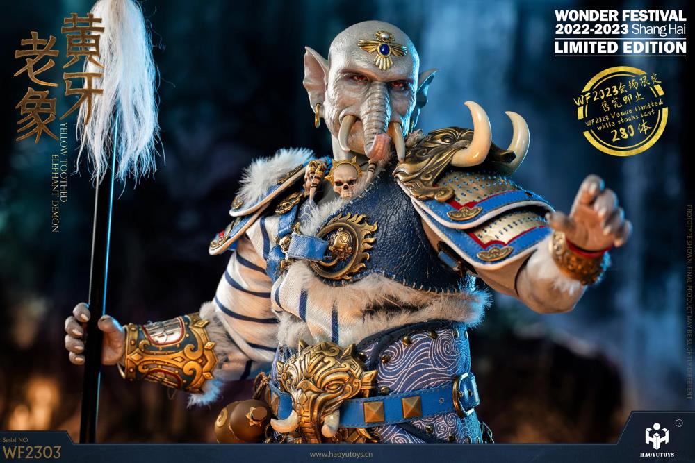 Chinese Myth Series Yellow Tusk Elephant Demon 1/6 Scale Exclusive Figure Gallery Image 12