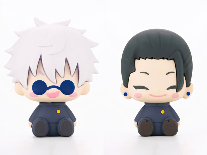 Jujutsu Kaisen Pote Raba Rubber Mascot Satoru Gojo and Suguru Geto Mini-Figure Set Gallery Image 1