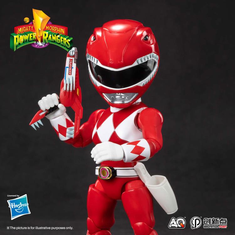 Mighty Morphin Power Rangers Action Q Red Ranger Figure Gallery Image 12