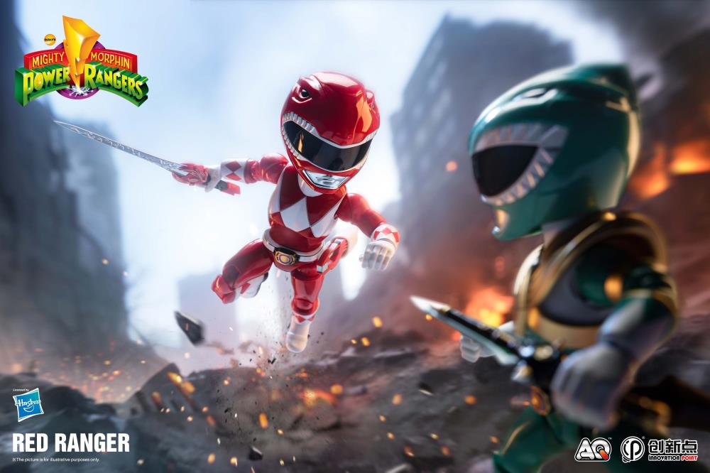 Mighty Morphin Power Rangers Action Q Red Ranger Figure Gallery Image 6
