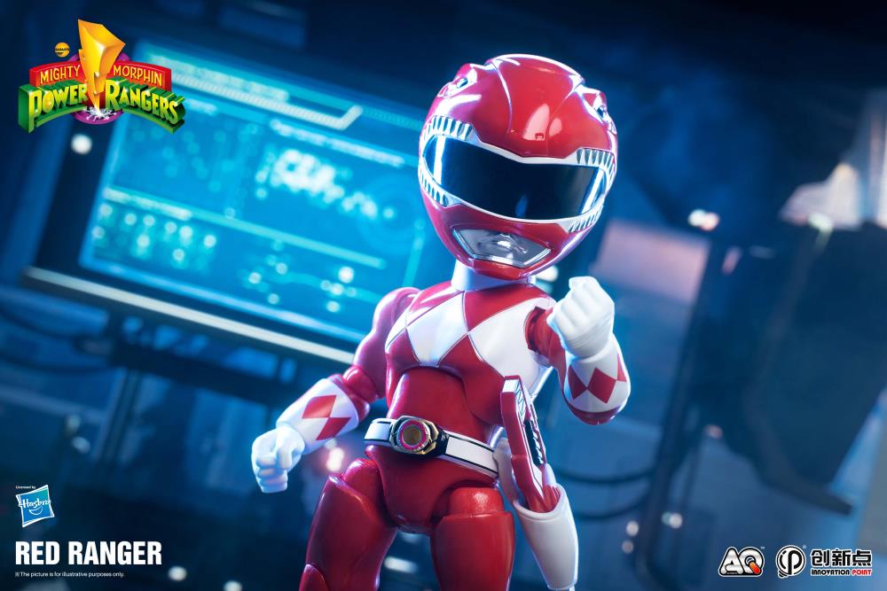 Mighty Morphin Power Rangers Action Q Red Ranger Figure Gallery Image 7