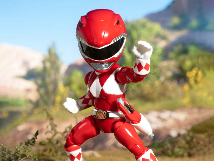 Mighty Morphin Power Rangers Action Q Red Ranger Figure Gallery Image 1