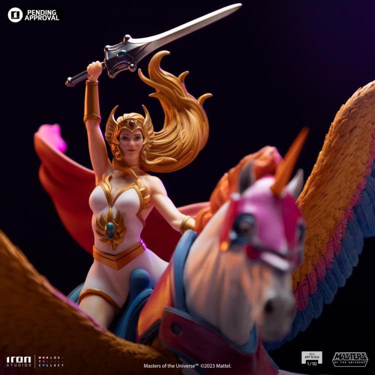 Masters of the Universe Battle Diorama Series She-Ra and Swift Wind 1/10 Art Scale Limited Edition Statue Gallery Image 9