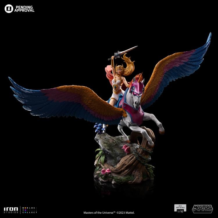 Masters of the Universe Battle Diorama Series She-Ra and Swift Wind 1/10 Art Scale Limited Edition Statue Gallery Image 3