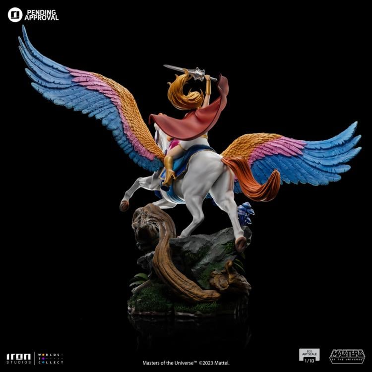 Masters of the Universe Battle Diorama Series She-Ra and Swift Wind 1/10 Art Scale Limited Edition Statue Gallery Image 5
