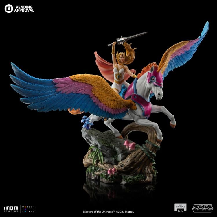 Masters of the Universe Battle Diorama Series She-Ra and Swift Wind 1/10 Art Scale Limited Edition Statue Gallery Image 4