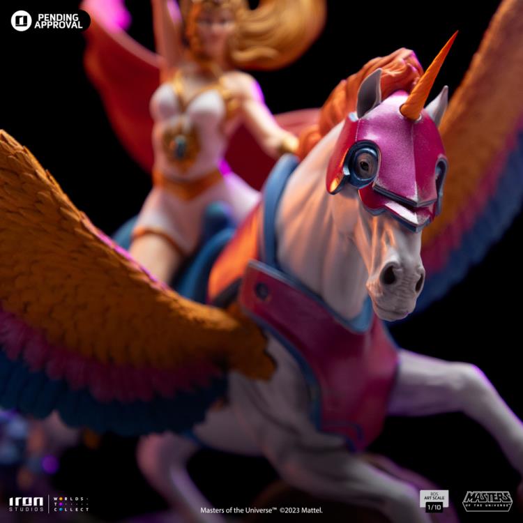 Masters of the Universe Battle Diorama Series She-Ra and Swift Wind 1/10 Art Scale Limited Edition Statue Gallery Image 8