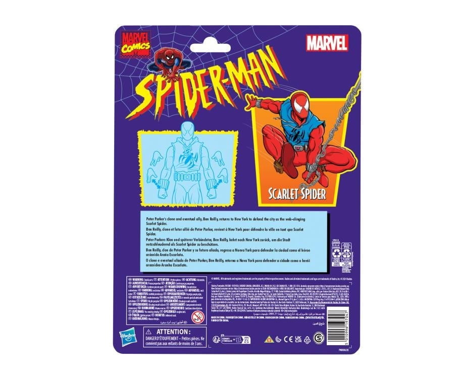 The Amazing Spider-Man Marvel Legends Retro Collection Scarlet Spider Action Figure Gallery Image 11