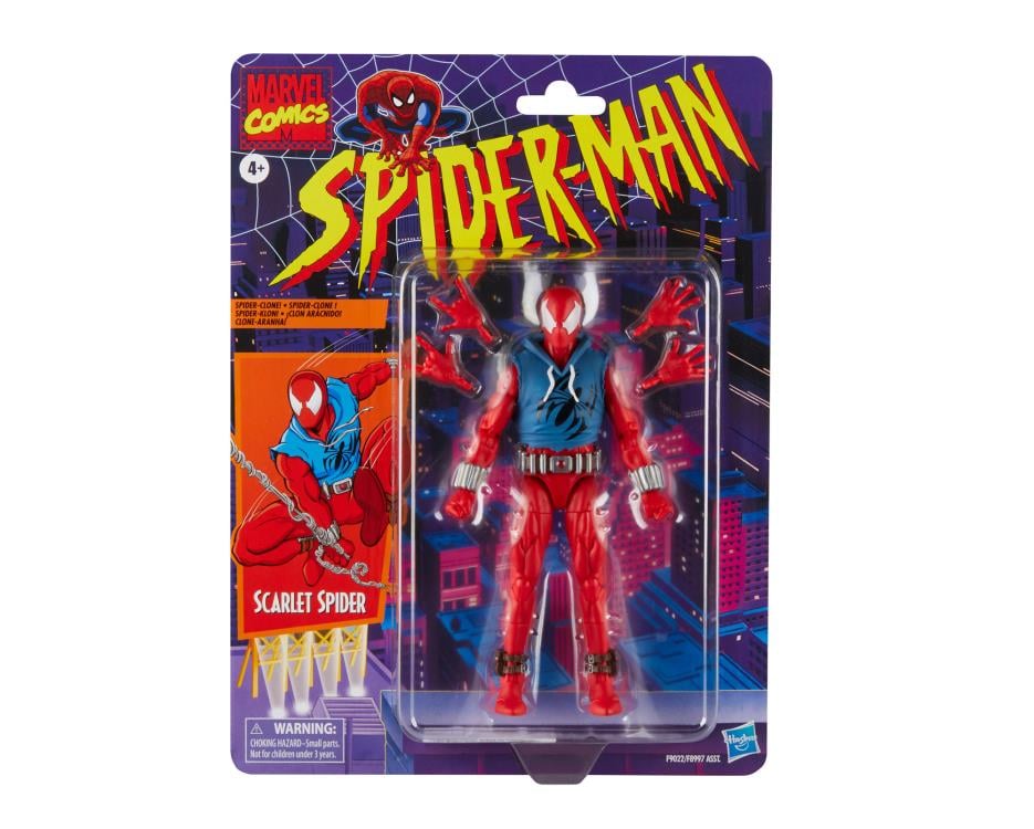 The Amazing Spider-Man Marvel Legends Retro Collection Scarlet Spider Action Figure Gallery Image 10