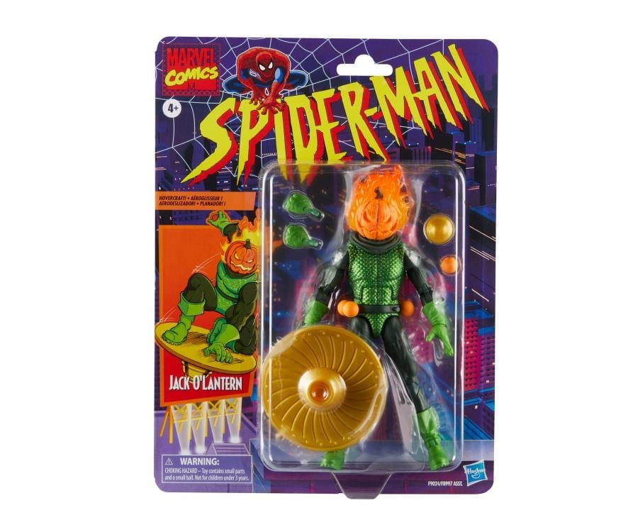 Spider-Man Marvel Legends Retro Collection Jack O'Lantern Action Figure Gallery Image 10