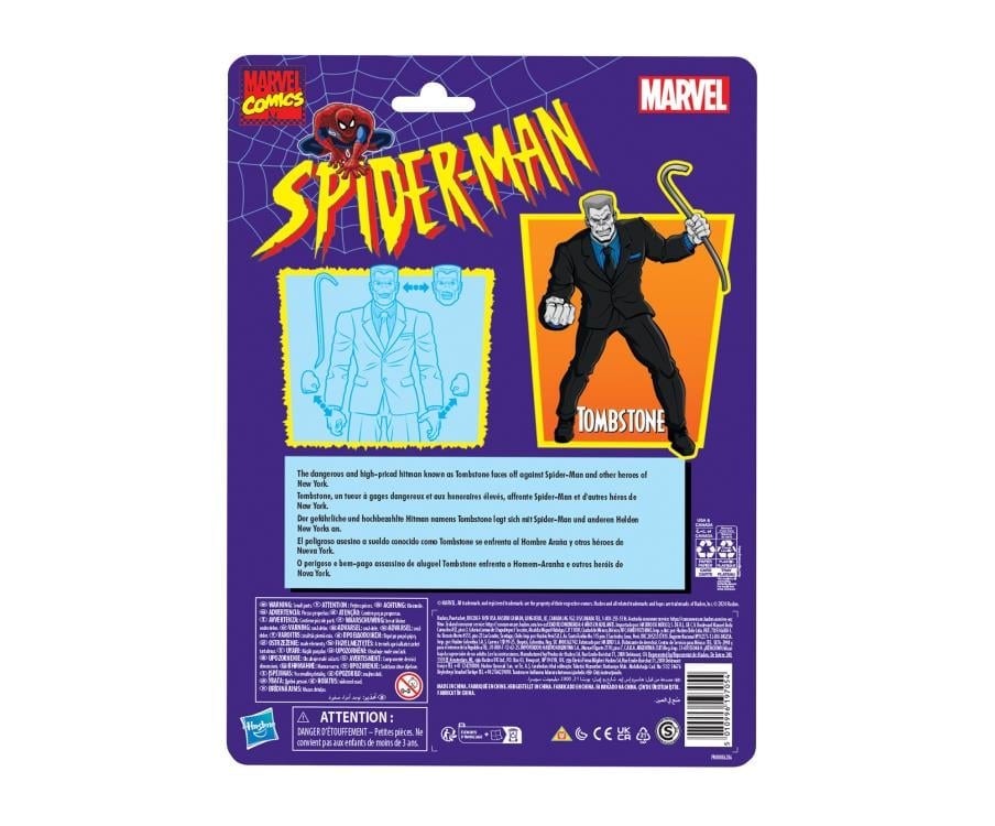 Spider-Man Marvel Legends Retro Collection Tombstone Action Figure Gallery Image 10