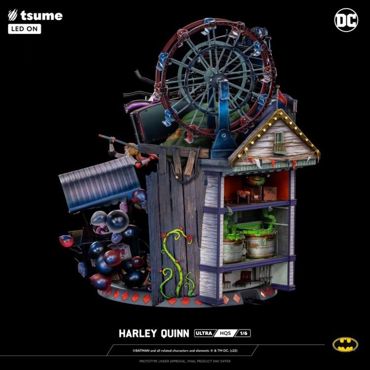DC Comics Ultra HQS Harley Quinn (The Joker Funhouse) 1/6 Scale Limited Edition Statue Gallery Image 9