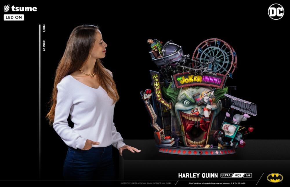 DC Comics Ultra HQS Harley Quinn (The Joker Funhouse) 1/6 Scale Limited Edition Statue Gallery Image 35