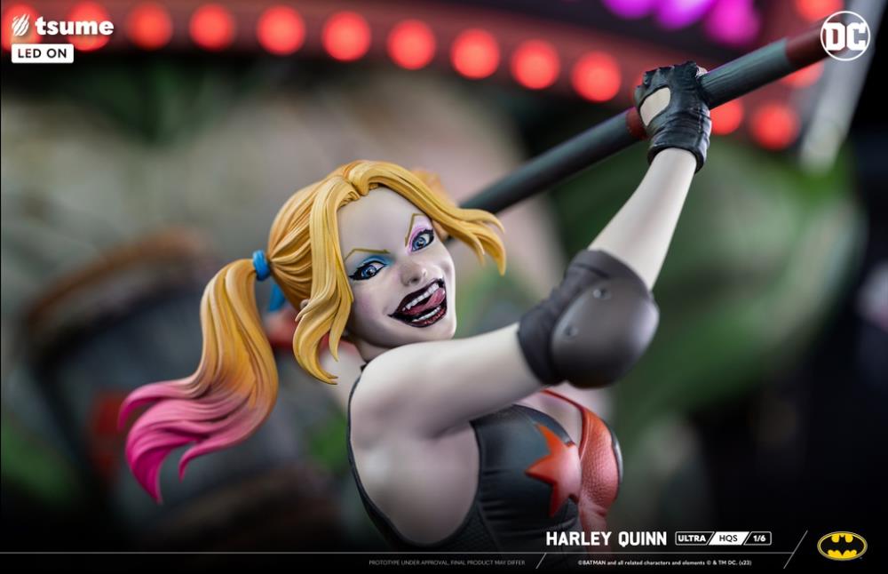DC Comics Ultra HQS Harley Quinn (The Joker Funhouse) 1/6 Scale Limited Edition Statue Gallery Image 17