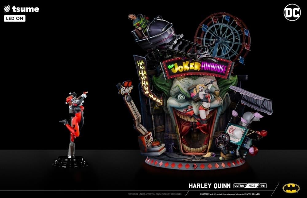 DC Comics Ultra HQS Harley Quinn (The Joker Funhouse) 1/6 Scale Limited Edition Statue Gallery Image 15