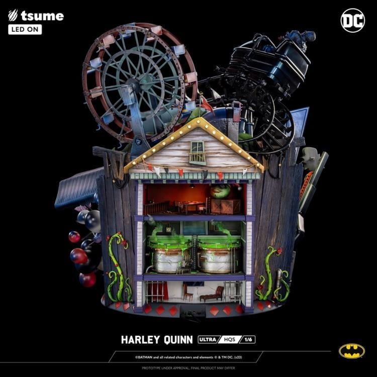 DC Comics Ultra HQS Harley Quinn (The Joker Funhouse) 1/6 Scale Limited Edition Statue Gallery Image 8