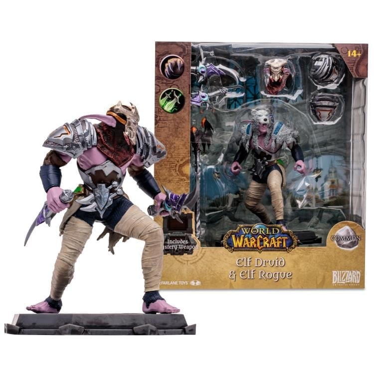 World of Warcraft Elf Druid/Rogue (Common) 1/12 Scale Figure Gallery Image 11